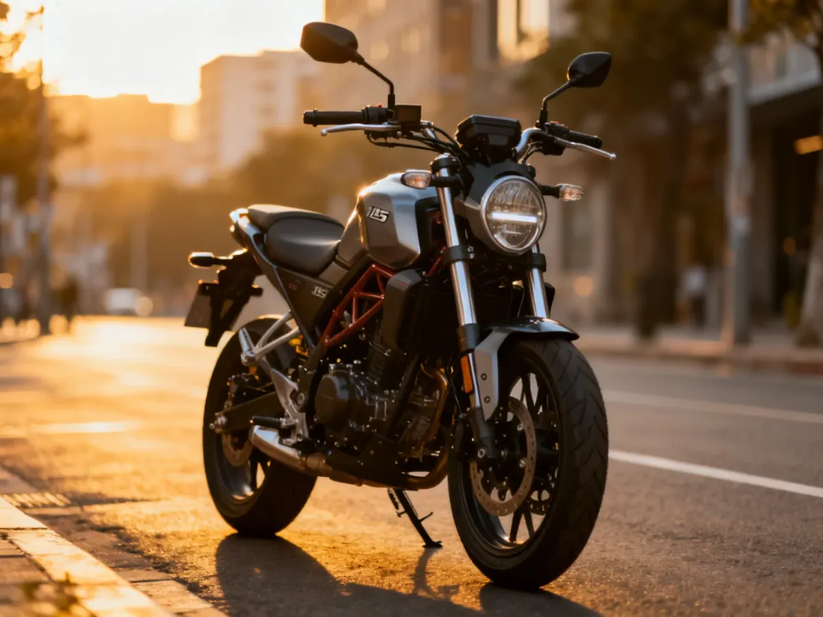 Uniwersalny motocykl naked 125 cm³ w mieście