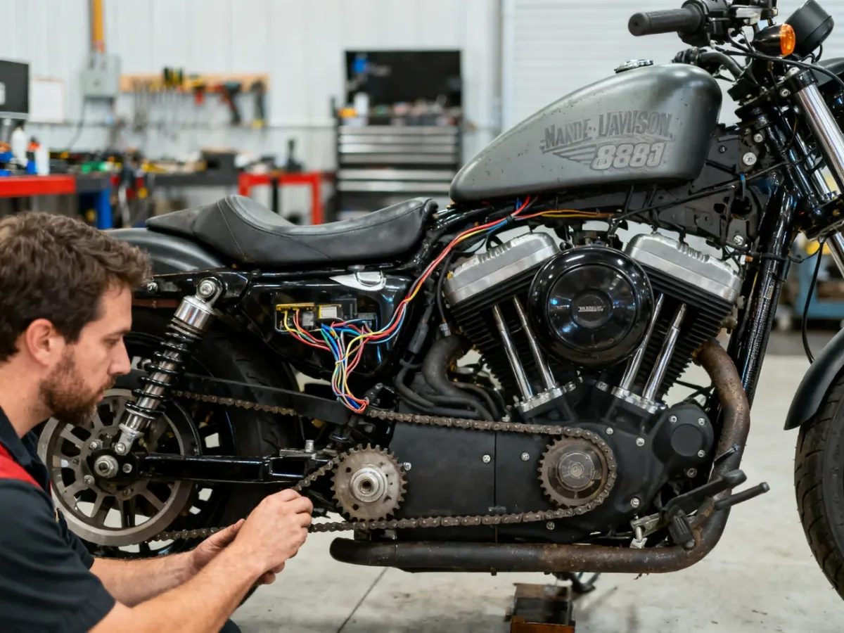 Kontrola używanego Harleya-Davidsona Sportster 883 przed zakupem
