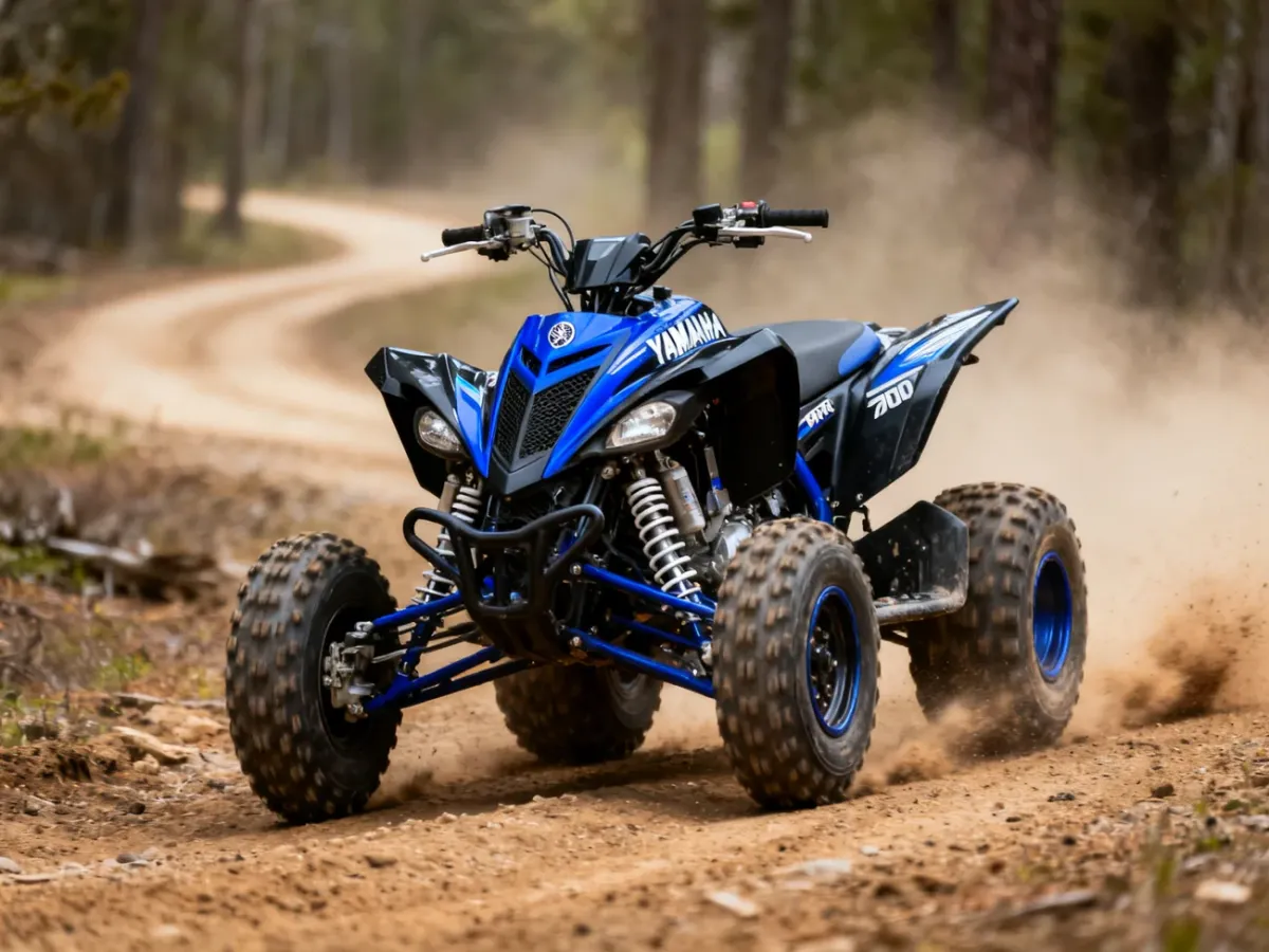 Yamaha Raptor 700 na szlaku terenowym